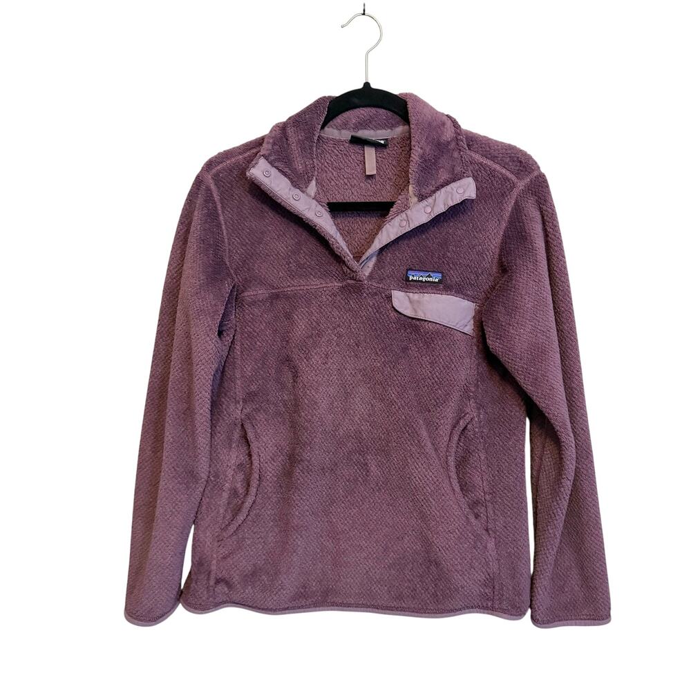 Patagonia Synchilla Fleece Pullover S/M Purple Warm Outdoor Gorpcore Winter Cozy